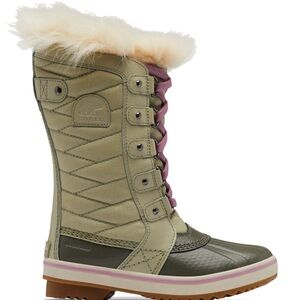 Sorel Kids Rain & Snow Boots in Olive and Pink